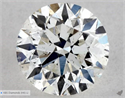 Natural Diamond 0.40 Carats, Round with Very Good Cut, H Color, SI1 Clarity and Certified by GIA