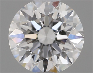 Picture of Natural Diamond 0.40 Carats, Round with Excellent Cut, E Color, VS2 Clarity and Certified by GIA