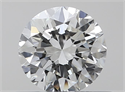 Natural Diamond 0.40 Carats, Round with Very Good Cut, I Color, VVS2 Clarity and Certified by GIA