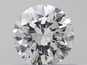 Picture of Natural Diamond 0.40 Carats, Round with Very Good Cut, I Color, VVS2 Clarity and Certified by GIA