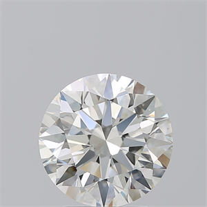 Picture of Natural Diamond 3.01 Carats, Round with Excellent Cut, H Color, VS2 Clarity and Certified by IGI