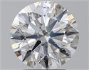 Natural Diamond 2.30 Carats, Round with Excellent Cut, D Color, SI2 Clarity and Certified by GIA