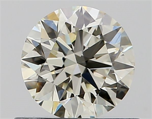 Picture of Natural Diamond 0.56 Carats, Round with Excellent Cut, J Color, VS1 Clarity and Certified by IGI