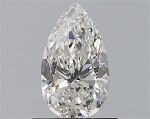 Picture of Natural Diamond 0.70 Carats, Pear with  Cut, H Color, SI1 Clarity and Certified by GIA