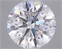 Natural Diamond 0.40 Carats, Round with Excellent Cut, F Color, VS2 Clarity and Certified by GIA