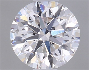 Picture of Natural Diamond 0.40 Carats, Round with Excellent Cut, F Color, VS2 Clarity and Certified by GIA