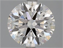 Natural Diamond 2.52 Carats, Round with Excellent Cut, F Color, VS2 Clarity and Certified by GIA