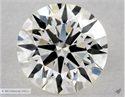 Natural Diamond 0.57 Carats, Round with Excellent Cut, K Color, VVS1 Clarity and Certified by GIA