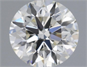 Natural Diamond 0.50 Carats, Round with Excellent Cut, H Color, VS1 Clarity and Certified by IGI