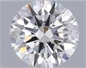 Natural Diamond 0.42 Carats, Round with Excellent Cut, J Color, VVS1 Clarity and Certified by GIA