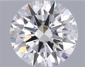 Picture of Natural Diamond 0.42 Carats, Round with Excellent Cut, J Color, VVS1 Clarity and Certified by GIA