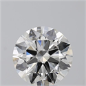 Natural Diamond 3.70 Carats, Round with Excellent Cut, I Color, VS2 Clarity and Certified by GIA