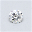 Natural Diamond 0.41 Carats, Round with Very Good Cut, E Color, SI2 Clarity and Certified by GIA