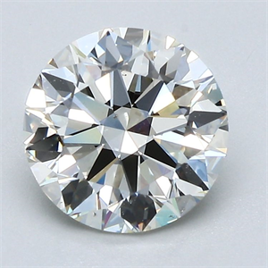 Picture of Natural Diamond 2.01 Carats, Round with Excellent Cut, J Color, VS2 Clarity and Certified by GIA