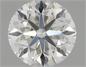 Natural Diamond 0.50 Carats, Round with Good Cut, I Color, VS1 Clarity and Certified by GIA