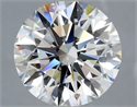 Natural Diamond 2.01 Carats, Round with Excellent Cut, I Color, VS2 Clarity and Certified by GIA