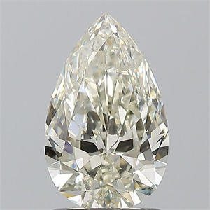 Picture of Natural Diamond 1.24 Carats, Pear with  Cut, J Color, SI1 Clarity and Certified by IGI