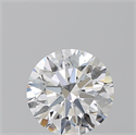 Natural Diamond 2.01 Carats, Round with Excellent Cut, F Color, VVS1 Clarity and Certified by GIA