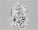 Natural Diamond 2.50 Carats, Pear with  Cut, E Color, VS1 Clarity and Certified by GIA