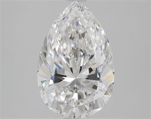 Picture of Natural Diamond 2.50 Carats, Pear with  Cut, E Color, VS1 Clarity and Certified by GIA