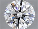 Natural Diamond 0.40 Carats, Round with Excellent Cut, G Color, VVS2 Clarity and Certified by GIA