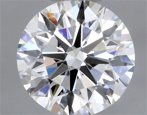 Picture of Natural Diamond 0.40 Carats, Round with Excellent Cut, G Color, VVS2 Clarity and Certified by GIA