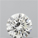 Natural Diamond 0.50 Carats, Round with Excellent Cut, H Color, SI1 Clarity and Certified by IGI