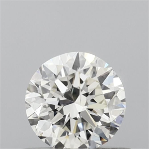 Picture of Natural Diamond 0.50 Carats, Round with Excellent Cut, H Color, SI1 Clarity and Certified by IGI