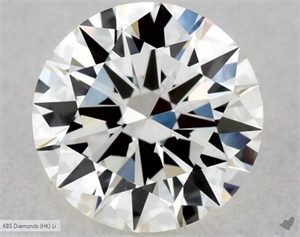 Picture of Natural Diamond 0.50 Carats, Round with Excellent Cut, J Color, VS2 Clarity and Certified by GIA