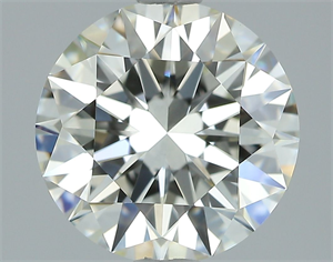 Picture of Natural Diamond 2.02 Carats, Round with Excellent Cut, J Color, VVS2 Clarity and Certified by GIA