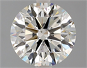 Natural Diamond 2.05 Carats, Round with Excellent Cut, K Color, SI1 Clarity and Certified by GIA