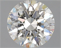 Natural Diamond 2.01 Carats, Round with Excellent Cut, I Color, VVS2 Clarity and Certified by GIA