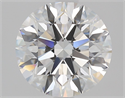 Natural Diamond 2.09 Carats, Round with Excellent Cut, E Color, VS1 Clarity and Certified by GIA