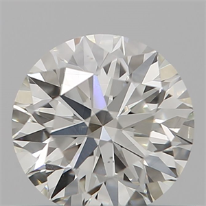 Picture of Natural Diamond 0.42 Carats, Round with Excellent Cut, J Color, SI1 Clarity and Certified by GIA