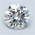 Natural Diamond 1.50 Carats, Round with Excellent Cut, E Color, VVS2 Clarity and Certified by GIA