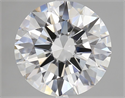 Natural Diamond 3.52 Carats, Round with Excellent Cut, E Color, VVS1 Clarity and Certified by GIA