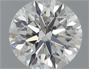 Natural Diamond 0.40 Carats, Round with Excellent Cut, I Color, VVS2 Clarity and Certified by GIA