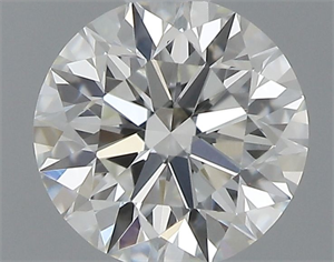 Picture of Natural Diamond 0.40 Carats, Round with Excellent Cut, I Color, VVS2 Clarity and Certified by GIA