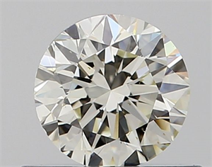 Picture of Natural Diamond 0.50 Carats, Round with Very Good Cut, K Color, VS2 Clarity and Certified by GIA