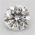 Natural Diamond 0.45 Carats, Round with Excellent Cut, G Color, IF Clarity and Certified by GIA