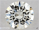 Natural Diamond 0.40 Carats, Round with Excellent Cut, K Color, VVS1 Clarity and Certified by GIA