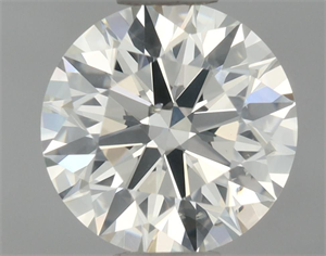 Picture of Natural Diamond 0.57 Carats, Round with Excellent Cut, K Color, SI1 Clarity and Certified by GIA