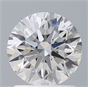 Natural Diamond 1.23 Carats, Round with Excellent Cut, D Color, VVS1 Clarity and Certified by GIA