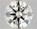 Natural Diamond 1.81 Carats, Round with Excellent Cut, J Color, IF Clarity and Certified by GIA