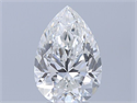 Natural Diamond 2.50 Carats, Pear with  Cut, G Color, IF Clarity and Certified by GIA