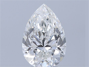 Picture of Natural Diamond 2.50 Carats, Pear with  Cut, G Color, IF Clarity and Certified by GIA