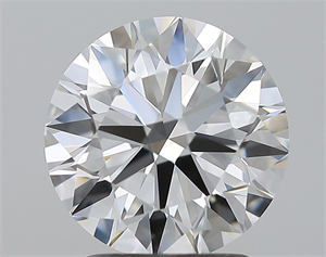 Picture of Natural Diamond 2.12 Carats, Round with Excellent Cut, E Color, VS1 Clarity and Certified by GIA