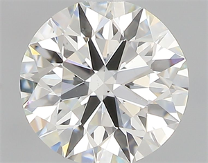 Picture of Natural Diamond 0.53 Carats, Round with Excellent Cut, J Color, VS2 Clarity and Certified by GIA