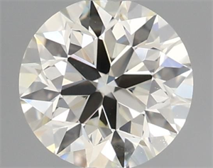 Picture of Natural Diamond 0.45 Carats, Round with Excellent Cut, K Color, VVS2 Clarity and Certified by GIA