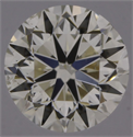 Natural Diamond 0.50 Carats, Round with Very Good Cut, K Color, SI2 Clarity and Certified by GIA